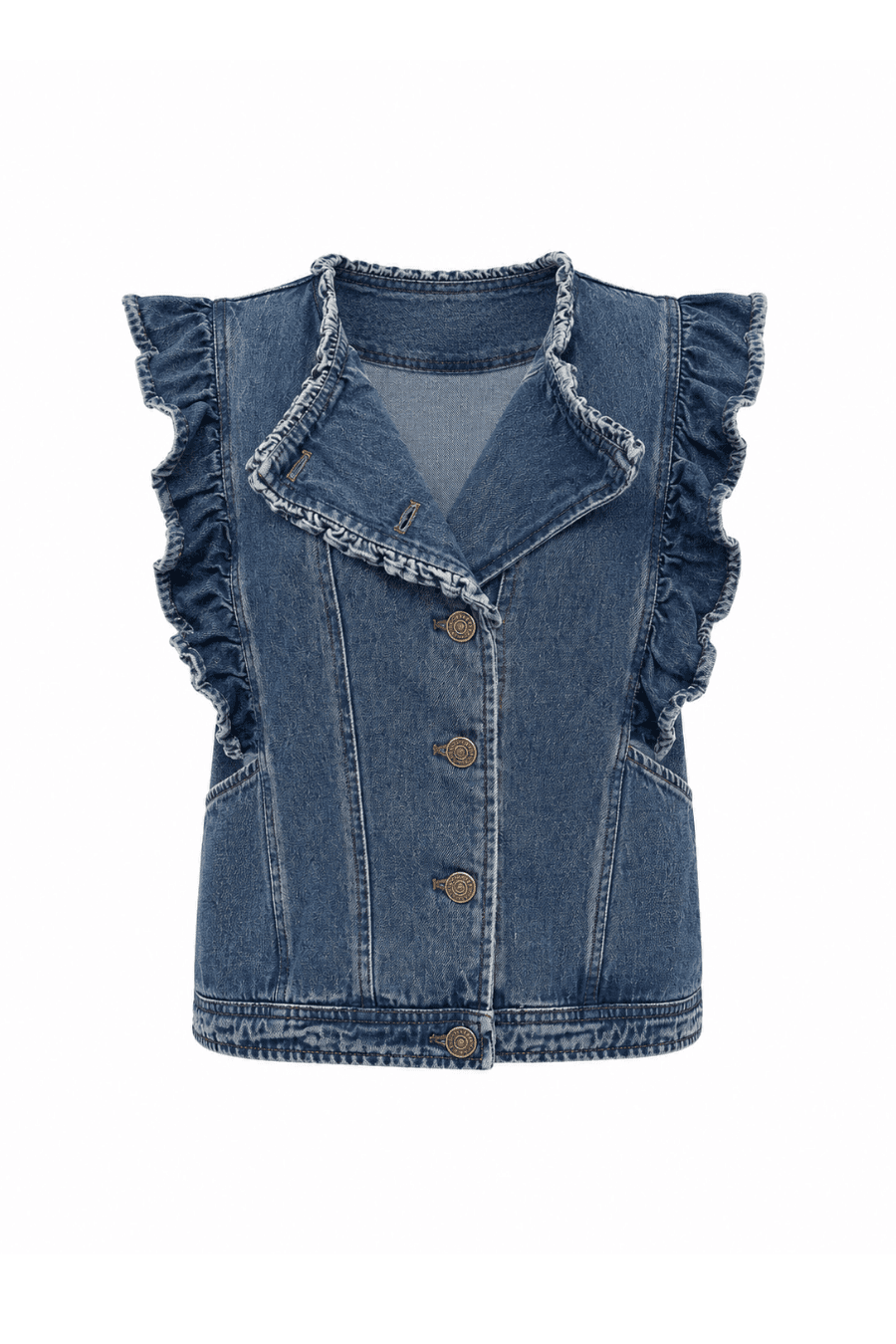 BLUSA JEANS BABADOS