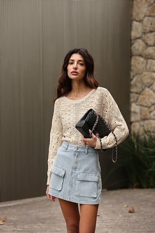 BLUSA BRILHOS IOLANDA