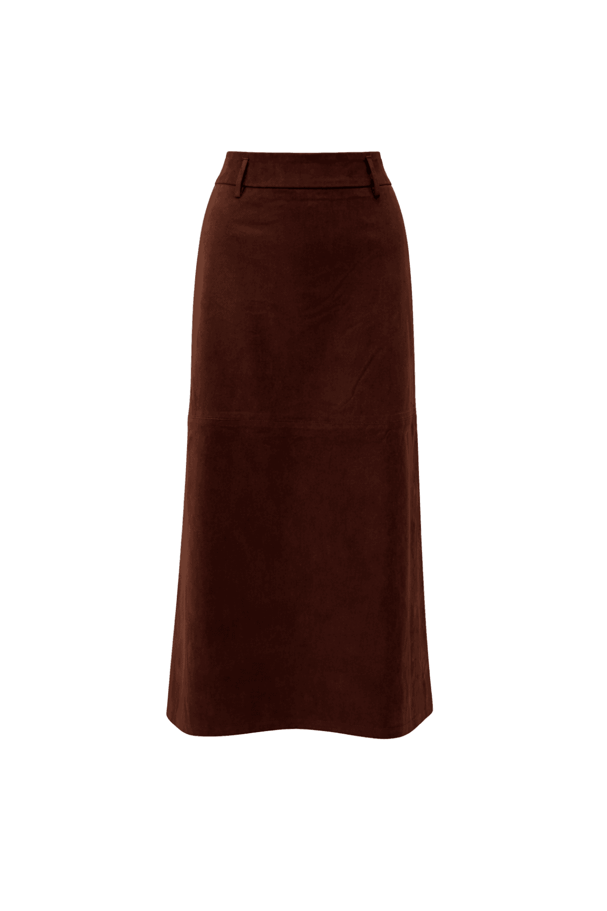 SAIA MIDI SUEDE COM RECORTES LATERAIS