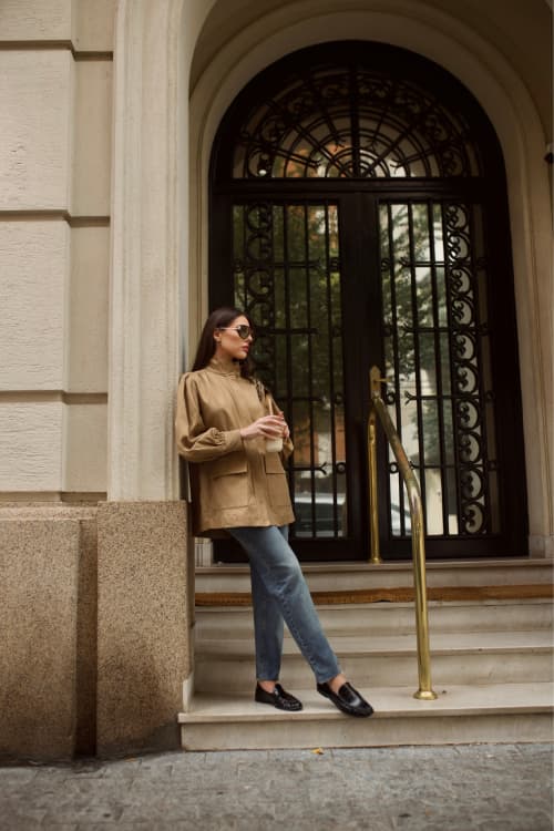 CALÇA JEANS CINTURA RETA