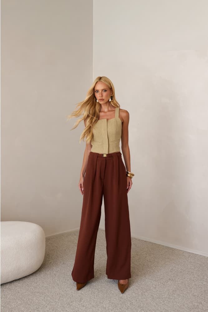 CALÇA PANTALONA CINTO