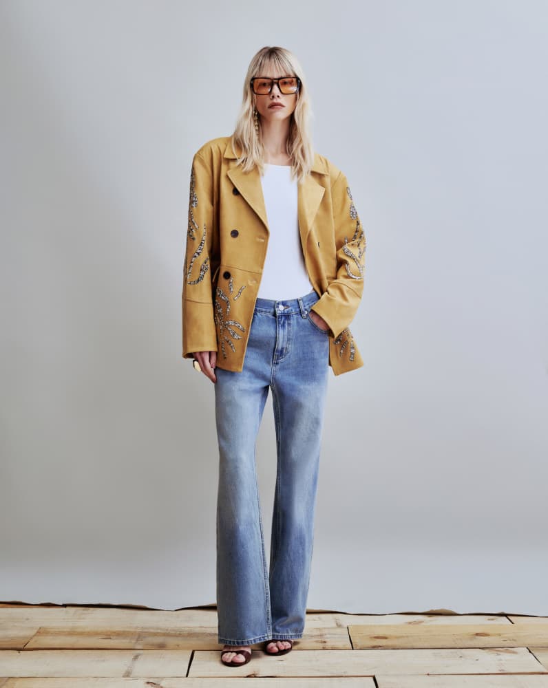CALÇA JEANS MODELO  RETA