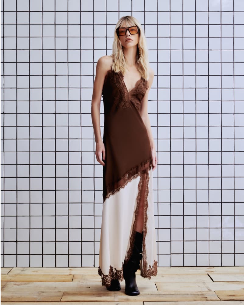 VESTIDO ACETINADO