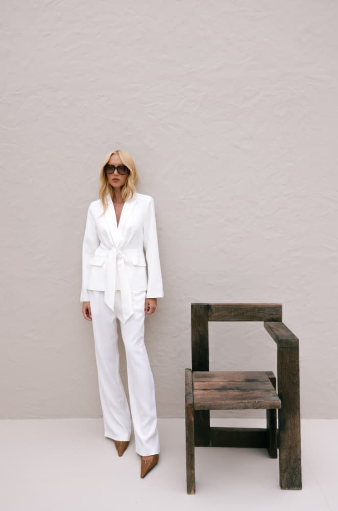 CONJUNTO BLAZER AMARRAÇÃO