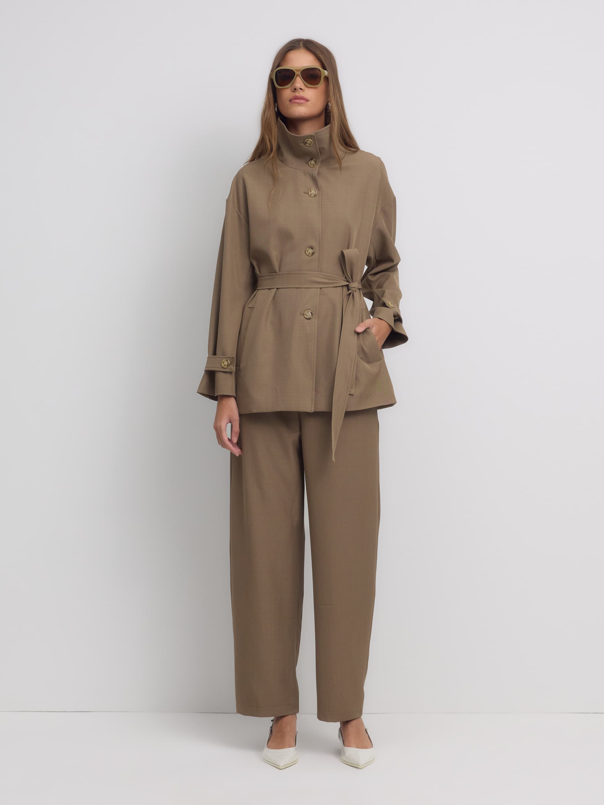 CONJUNTO PARKA E CALÇA UTILITARIO