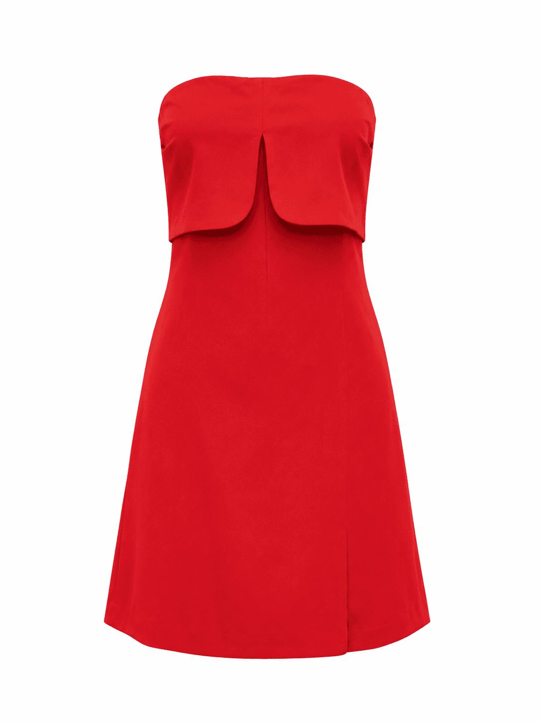 vestido busto arredondado 