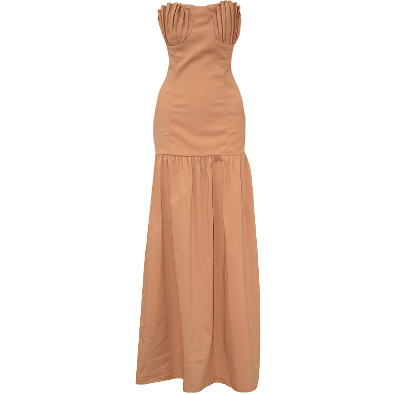 Vestido Tomara que Caia Longo com Cintura Marcada Amalfi