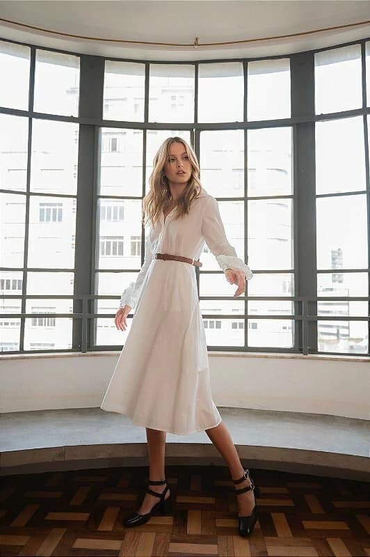 VESTIDO COM ROSA ANTONIA
