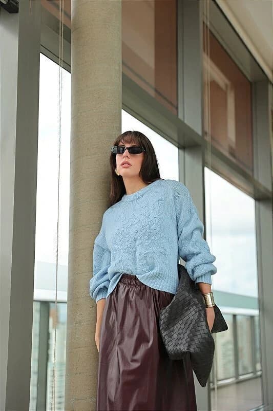 BLUSA DE TRICOT FLORA