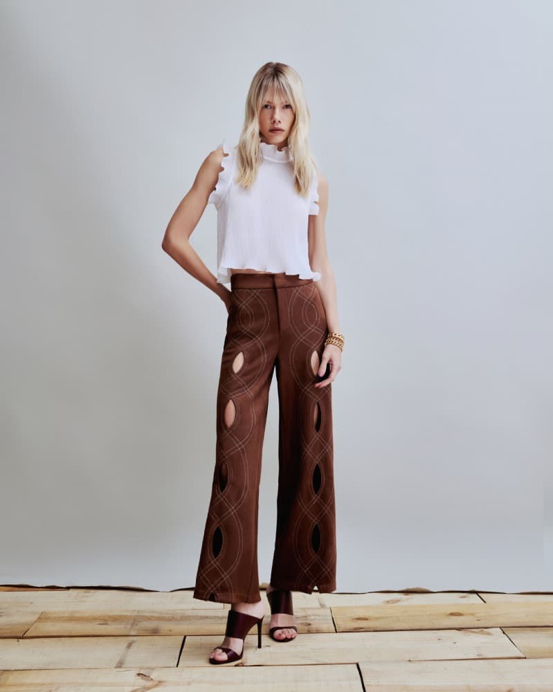 CALÇA DE SUEDE