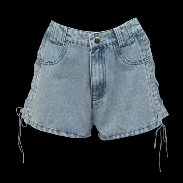 SHORTS JEANS AMARRAÇÃO