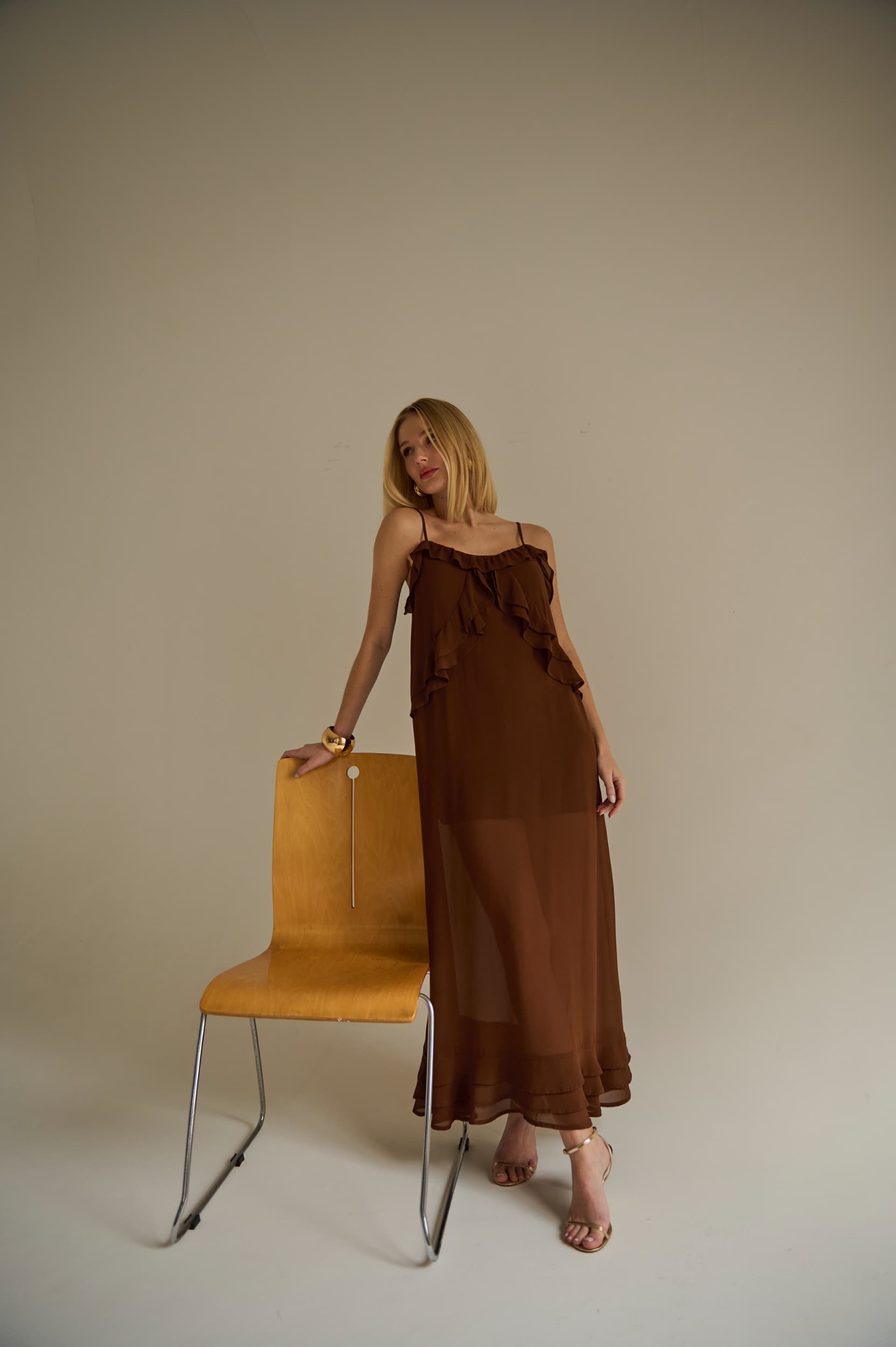 Vestido Longo Chiffon